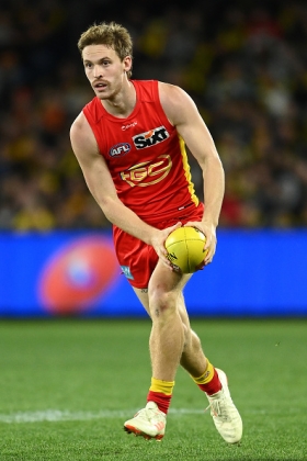 Noah Anderson had a pretty good 2020 without his fellow top draft pick Matthew Rowell in the Suns team, and he had a lot of natural progression left in his game in year two. On the wide expanses of Perth in a game where the Suns broke even in clearances, however, he couldn't manage 20 possessions and committed eight clangers in a round 1 performance that will further discourage his few fantasy owners from holding on to him as a point of difference. At least he's still on the park, but he looms as a victim of the dreaded second-year syndrome.