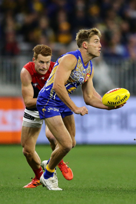 Brad Sheppard was part of a West Coast team that got torn apart away to Geelong last week, prevented from playing their natural game of ball retention on a smaller, narrower ground where kicking across the backline is much harder than on the wide flanks of Perth. They return home this week to face a revitalised Fremantle, and while derbies can be hardfought affairs at times, the Eagles will certainly seek to re-establish their high-possession, low-speed game by sharing the ball between defenders. This is where a player like Sheppard can rack them up.