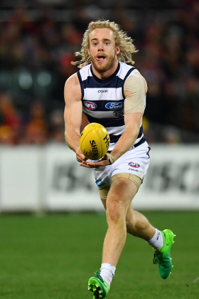 Cameron Guthrie is part of a new wave of fantasy midfielders who aren't the best player on their team, arguably, but get more of the ball because they have an all-round game that produces no matter what kind of day it is. Like Jarryd Lyons and Josh Dunkley, Guthrie is not going to win many awards because his one wood is not quite as flashy as his more famous counterpart, but he can accumulate at elite levels both inside and outside, adding tackles and marks depending on the nature of the game being played,and adding the odd goal. A true fantasy premium.