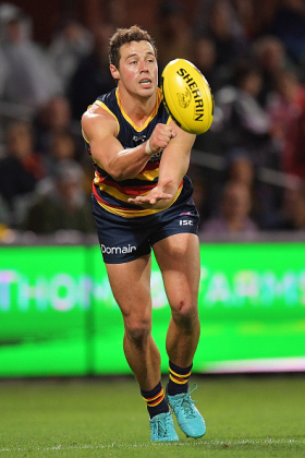 Tom Doedee has been asked through a combination of injury and list management to play as a tall defender this year, which can tend to work against his best game when he has to lock down on a quality opponent. He usually gets the third tall though, so he has had some very good games in which he is able to get his intercept game going across half back to help out Jake Kelly and Jordon Butts. As a fantasy asset he has a low floor and a decent ceiling, a combination that will usually see him deliver scores when not in your fantasy side.
