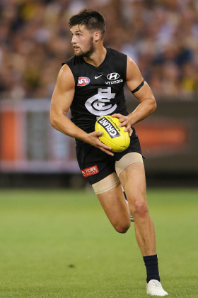 Nic Newman is one of a number of journeymen at Carlton whose fortunes rise and fall with the dominance or otherwise of the midfield brigade. If the likes of Cripps and Curnow are putting enough pressure on the opposition engine room, there is plenty of ball for the likes of Newman and Sam Docherty to share on the outside. Today the Blues come up against a sorely undermanned West Coast who dropped the guts of their team at selection due to injury, so he and other outside runners for the Bluebaggers could be lucrative picks for daily fantasy.
