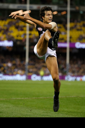 Jack Silvagni has claims to be the barometer of Carlton, much more than Rhys Mathieson at Brisbane. His role in the team is to play third tall forward, not a position which is particularly fantasy relevant, but which he plays selflessly to bring other teammates into the game by bolstering the Blues' structure forward of the ball. The mooted absence today of Harry McKay today makes that even more important, as without Levi Casboult they are very light on for forwards who can halve a contest. Like the boy with the barrow, he has the job in front of him.