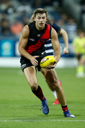 Sam Draper is still in the very early part of his senior career as a ruckman, but he has definitely shown signs of belonging at the level. Essendon have a raft of very tall youngsters on their list at the moment, but it appears that Draper is going to be the long-term lead ruck for the Dons which means he will be of fantasy interest for the next decade. It will most likely be several years before he hits his ceiling, with season five usually the time when a ruckman hits his peak, which means if you're a dynasty league owner you'll have to wait a fair while.