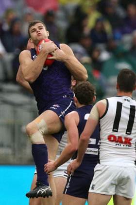 Sean Darcy has been playing a tandem ruck role with Lloyd Meek in recent weeks but still putting up decent scores, a pleasing outcome for his owners who invested a fair bit of treasure to get him into their sides, especially those holding him in fantasy keeper leagues. He can hurt the opposition both on ball and up forward, with the latter part of his game perhaps with more potential than his mentor Aaron Sandilands. His long-term value is probably as lead ruck, but it's certainly a nice arrow to have in the quiver for a long career ahead of him.