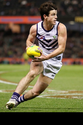 Andrew Brayshaw was best on ground for Fremantle in the big win over the Tigers, showing superior workrate between contests and adding an impressive 12 tackles to his 39 touches for a monster score. Fantasy coaches would be licking their lips for his prospects next season, but this was really the year you wanted to be on him as he has lifted his average by 30 points and played every game. Look not for Bradshaw in 2022 but for 2022's version of Bradshaw, as throwing a saddle on up and coming conveyances like him is the ticket to fantasy success.