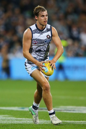 Jake Kolodjashnij kicked his first senior goal last week but it's his defensive work that Geelong have him in the team for, and that side of the game is going to be under pressure going into finals with Tom Stewart out with a foot injury. He is not usually of any relevance as a fantasy player and merely plays his role in the structure sitting on third talls or small forwards, but if someone is going to be freed up to be loose behind the ball in Stewart's absence, it might well be Kolodjashnij. He should be in a fair few daily fantasy sides today in case he goes off.