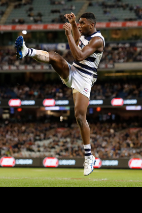 Esava Ratugolea has been brought in to the Geelong side to play third tall forward with Gary Rohan moving behind the ball to cover for the injured Tom Stewart. This is probably plan E for the Cats, as they would much rather have a bloke who has played more than 30 minutes of that role loose in defence for the season at senior level, but this is what they are left with. Ratugolea's role will be to hit the packs on the wings and support in ruck, with any scoreboard result he gets being a bonus. Who knows, this could be his night.