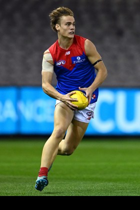Trent Rivers is one of a decent number of homegrown talents at the high-flying Demons who started life as a high draft pick and toodled along for bit, not looking particularly like he was going to graduate into a star. As with the rest of the team he has gone to another level this year, becoming to Melbourne what Brad Sheppard was to the flag-winning Eagles. You can't say he has a particularly flashy one wood in his bag like pace or strength in the contest, but he accomplishes everything at a high level without a significant weakness. With such pieces are premiership teams made.