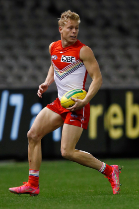 Isaac Heeney has always been a tease for fantasy coaches, always threatening to graduate to a full-time midfield role with talent to burn but usually too valuable in the forward 50 to move him up the ground. So it proved in round 1 as, with the absence of Tom Papley and others in the usual front six he was required to start in his most usual half forward flank position. His excellent score in that role will not fool fantasy coaches who know that he will not always get as much supply, and the knock on him is always that his scoring floor is too low for a fantasy premium in his current role.