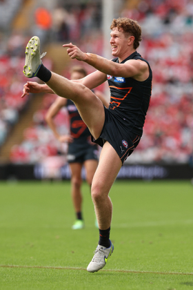 Tom Green has so far been a very promising POD pick as one of those middle-range players whose youth and potential turns into premium scoring, the sort of player you must find in fantasy salary cap competitions and ride all the way to the prizes at the end of the season. He is certainly in the right age bracket and has obvious quality; the ongoing concern is that he has had the ability to go missing in games as other star Giants take more of the footy, leading to a scoring floor of less than premium levels. Can he keep it up for all of 2022?