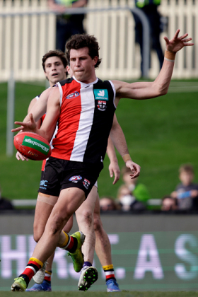 Rowan Marshall is today part of a three-headed ruck brigade for St Kilda, a concept that used to be anathema but is now coming into vogue with the increased emphasis on stoppage wins caused by the 6-6-6 rule. Last week he was in tandem with Jack Hayes and today he is joined by old mate Paddy Ryder, rotating through attack and the centre in a system which can tend to dampen the fantasy scoring of all three involved. Both Marshall and Hayes have been popular for fantasy this year so the effect of this structure on the Saints will be closely watched.