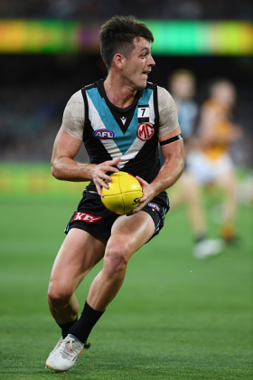 Zak Butters has joined the Port Adelaide midfield full time this year, but despite some excellent personal stat lines the team has slumped to an 0-3 start, leading to criticism from media and everyone else. From being in the top two engine rooms across the past three or four years, the Power have dropped off in some measures, particular their delivery inside 50. The obvious implication is that if they haven't got Charlie Dixon to aim at, they haven't got a whole lot of ideas as to how to score. Can Butters find a way to convert intensity to scoreboard production?