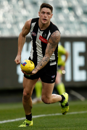 Jack Crisp has completed a transition from half back to midfield since his transfer from Brisbane to Collingwood, and he is one of the more senior members of a brigade that is looking younger every year with the Pies in a rebuild - not to mention a recent trade week fire sale. His fantasy output has a high ceiling but also a worryingly low floor, and there are concerns that his output has been affected by Scott Pendlebury and Nick Daicos mopping up balls behind centre in which he used to specialise. He remains a big chance for a top 6 fantasy defender, nonetheless.
