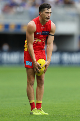 Ben Ainsworth is a half forward for a club that traditionally has struggled to deliver the ball well to its forward line, making it one of the toughest jobs in football to get a kick on a consistent basis. The Suns midfield brigade is looking much better this year, however, and perhaps we can see some upside from flankers like Ainsworth as the likes of Miller and Rowell dominate on the inside to feed their runners. He is probably only a consideration for fantasy in daily formats, as his ceiling is high enough compared to his price that he can make a team... but he can also break it.