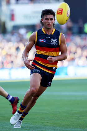 Josh Rachele has earned a rising star nomination and is already firmly in the best 22 for the Crows, capable of big bags of goals and working decently hard off the ball for a first-year player. The issue for his many owners in fantasy is whether he is startable, and for how long he will continue to produce good scores before the inevitable cash cow divestment. There is an embarrassment of riches in forward rookies this year which makes this a good problem to have, but Rachele is possibly at the top of them as his ceiling is impressive.