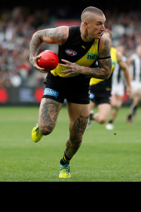 Dustin Martin has been subject to an insanely strong string of trade speculation stories in the press this week following Richmond coach Damien Hardwick stating that he would not stand in the way of the champion seeking further challenges away from Punt Road. The piece missing from this puzzle is any indication that Dusty himself wants to leave - he may have just finished a personal absence at the club but that sounded more like it was about his dad than anything negative at Tigerland. His demeanour onfield hasn't changed, so hoping for a contractual boost seems unlikely.