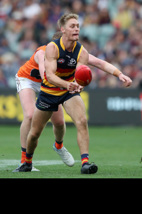 Jackson Hately is finding his way into a few fantasy teams over the bye periods in 2022, coming into the Crows 22 as a roleplayer in the midfield after a long time in the SANFL. The ex-Giant is firmly a B-grade player at this stage with no capacity to elevate himself into premium status, as did teammate Ben Keays after his transfer from the Lions. He is strictly a stepping stone asset, who will be upgraded to a rolled gold premium after the byes are over and he gets a few price increases. This year, many fantasy coaches have the luxury of doing that with extra trades in hand.
