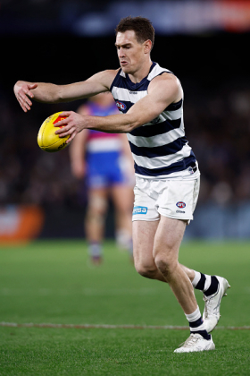 Jeremy Cameron has been in the news this week for some clickbait by Kane Cornes labelling him the best player in the game. It was pointed out on social media that the vast majority of his goals have come this year against teams outside the 8. Filling your boots is not a bad thing for a forward to do, of course, but he has a tendency to go missing on the scoreboard in big games, as he did famously for most of the Giants' only grand final appearance. At Geelong he concentrates on goal assists as well as his own scores, making him a dodgy fantasy starter.