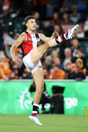 Rowan Marshall has been in a ruck tandem with Paddy Ryder this year when Ryder has been fit, and St Kilda's wins have mostly come when both of them are in the side. Conventional wisdom in some fantasy quarters is that Marshall's full value will be unlocked when Ryder retires and he assumes lone ruck responsibilities, but that is not a given. The emergence of Jack Hayes early in 2022 as a very handy piece of the Saints forward line with some bursts in ruck should have put paid to that theory. Marshall's owners in keeper leagues might have to put up with the situation.