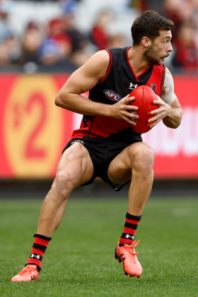 Kyle Langford is the sort of player who doesn't get headlines or decorate his stat sheet with gaudy numbers every week, but he makes his side better when he plays. He is to Essendon what Kane Lambert has been to Richmond during its flag run, playing much the same sort of role as a hard nut flanker rotating to inside mid. As a fantasy asset on his own he has too much variability to be a solid every week starter, though many coaches in draft leagues will start him hoping to catch his good days. He is probably more valuable to other premium mids at the Bombers.