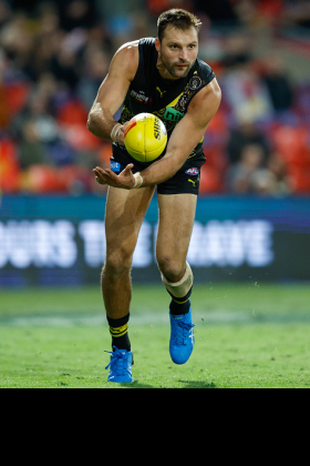 Toby Nankervis is probably the median ruckman at AFL level: 27 years old which is still slightly young but with a lot of mileage on the body; able to hold his own in ruck battles and capable of dominating lesser opponents but outclassed by the true A-graders. His middling rankings made it all the sweeter for Richmond fans watching him receive premiership medals, and he still has a lot of currency with fantasy coaches who have ridden him at times of great value. Like the Tigers as a whole, though, his performance is sliding back towards mid-table.