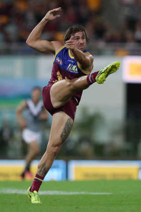 Rhys Mathieson has come back into the team and made a statement, eschewing the diving theatrics of previous years and delivering an extremely solid inside game based on clearances and hard work. Brisbane's midfield has been a hard one to break into and Mathieson has had a devil of a time trying to do it, but he survived the cut this week despite a few stars returning, and he looms as an interesting fantasy asset to pick up going into next year. His game is built on a nice base of tackles and ballwinning, and his ceiling is yet to be reached.