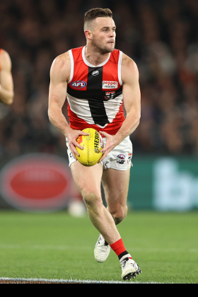Brad Crouch posted his largest fantasy score of the 2022 season last week against the lowly West Coast Eagles, a week after one of his lowest against the highly-rated Bullldogs. That's the problem with Crouch, unfortunately: he's a barometer but in a bad way, his performance fluctuating depending on the strength of opposition he is facing. This can be useful in daily fantasy formats as you can usually rely on him to fill his boots when the matchup is good, but his scoring floor is too low when facing top four midfields to be considered an all-season premium.