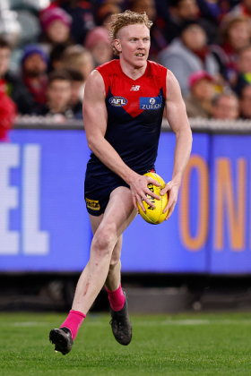 Clayton Oliver is arguably the most dangerous player that Melbourne has, but is he the one to tag if you are an opposition analyst? Inside midfielders tend to have more scope to evade defensive stoppers because they revel in contests regardless, while a player like Angus Brayshaw does most of his damage in between packs and could more easily be shut down on transition. Christian Petracca is another who spends a lot of time outside the coalface and could cop the Ryan Clarke tag. Fantasy coaches in daily competitions have to figure out who Horse sends his cooler to.