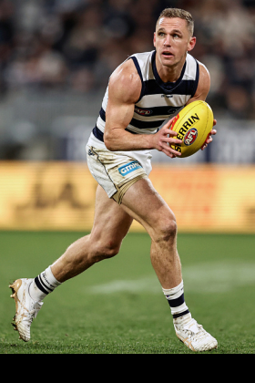 Joel Selwood seems to always be the face that the cameras focus on after Geelong loses a knock-out final in the modern era, not surprisingly since he is the heart and soul of this team. He has had a lot of opportunities to practice his glum look in September, particularly in preliminary final week where the Cats have won just two of their last seven. The media is full of talk that this year is different, their gamestyle can hold up under finals pressure, albeit they only just fell over the line in the qualifying final. Tonight they face the Lions, who will hope to see Joel's sad face one more time.