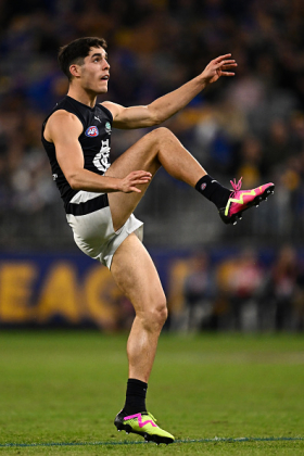 Adam Cerra made his name in junior ranks and four years at Fremantle as an inside midfielder, but at Carlton in recent weeks he has been starting outside the square on a half back flank, as part of Michael Voss's experiment to widen the team's midfield rotations. Along with Sam Walsh coming from half forward and Sam Docherty getting CBAs, this may help the team - though recent form suggests otherwise - but it may not be the best use of Cerra's individual talents. AFL coaches sometimes get ideas in their heads that have to be beaten out of them by cold, hard reality.