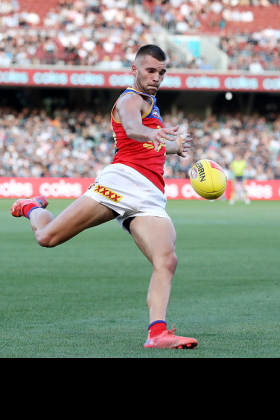 Darcy Wilmot played his first senior home & away game for the Lions after appearing in all three of their finals to kick off his career in 2022. His rookie price in salary cap fantasy made him very popular with coaches, including those who also bought Conor McKenna. Wilmot's role this year is as a wing not a half back flank, albeit injury to Keidean Coleman might see that change for round 2. His job security is boosted by that injury, and his position in the best 22 is essentially replacing the retired Mitch Robinson. Perhaps not startable, but a very valid cash cow.