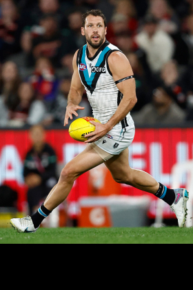 Travis Boak is very much in the twilight of a long and storied career, and in the manner of Brad Ebert before him he was asked to move out of his preferred engine room position to outside the centre square so that the Power could blood younger, faster replacements. He has most recently been playing on the wing, but a switch with Willem Drew was one of the catalysts for last week's huge away win over the highly-fancied Saints. Is there one last Indian summer in Boak's career, Matthew Richardson style? Probably not, but he makes his teammates better.