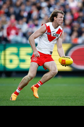 Nick Blakey has been asked in 2023 to move from his early-career outside roles to cover Sydney's shocking run of injuries to tall defenders, lining up as third tall back and zoning off to create on the rebound in the manner of James Sicily and Luke Ryan. That position may not be maximising his personal output, but what would be his best position to unlock his best fantasy output? Speed off the mark is his one wood, but John Longmire is leaning on other parts of his game this year. Could he become the next Sicily, or is Jordan Dawson his ceiling? We may find out next year.