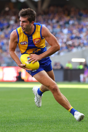 Andrew Gaff has been the focus of West Coast Eagle fan disgruntlement in recent weeks, a fanbase that currently has a mountain of things with which to be less than gruntled. He used to be a premier accumulator on the outside during the team's flag run, but in recent years has been asked to play more inside to cover losses in key personnel. At this very late stage in his career he lacks the tank to run on the outside and has never really been big enough to hold his own at the source for extended periods, making him an easy target to blame for wider club ills.