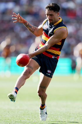 Izak Rankine has joined Adelaide after transferring from Gold Coast in the off season to play out the peak of his career, like Eddie Betts did at the same club after leaving Carlton. They share a goal sense and a flair for entertainment, and if Rankine can reach half the achievements of Eddie he will be doing well. Nevertheless, they are both not fantasy players as while their season's highlight reel is comparable with anyone in the league they just don't get involved in the play upfield enough to accumulate enough numbers. Sit back and enjoy the show... without owning Izak.