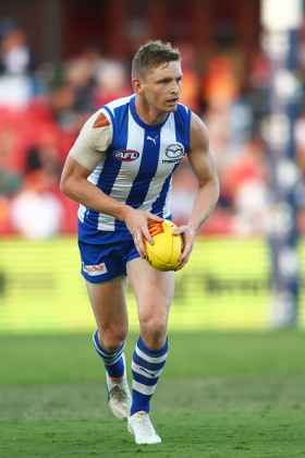 Jack Ziebell has been one of the must-have fantasy picks of 2023, defying age and the haters to deliver big stat lines most weeks in a garbologist role cleaning up the bulk repeat inside 50s that North Melbourne have given up during their inexorable rebuild. His scores lately have started drying up and he looks a bit restricted in movement, raising questions about whether to move him on over the bye period with a huge breakeven dragging his price down. He scores better when not playing third tall, as he is now without Aidan Corr. Will he post a monster score to bite you?