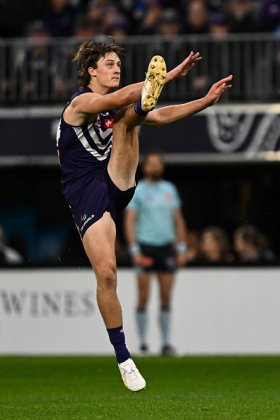 Jye Amiss is making a late charge for the 2023 Rising Star award, if you believe media pundits desperate for something to talk about other than how good Harry Sheezel is. He won't win it, but his development has been pleasing in one of the more difficult positions to do well as a young-bodied player. With Josh Treacy set to replace Matt Taberner at CHF, Amiss came in to cover the departed Rory Lobb and is probably a better goalshooter, albeit without as much capability in ruck support. As a fantasy player he is a typical full forward, a spot start at best.