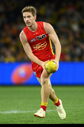 Noah Anderson is possibly the archetypal Gold Coast Sun at this point in their evolution as a professional football club: big wraps on him coming into the competition, has shown much more than glimpses and is capable of outstanding performances... but the problem is being able to string enough of them together to deliver enough wins to make finals. As a fantasy player, Anderson is about as disappointing as his club, with obvious potential and a high ceiling but cursed by the circumstances of his position in the league to remain an also-ran. Time enough to prove the doubters wrong.