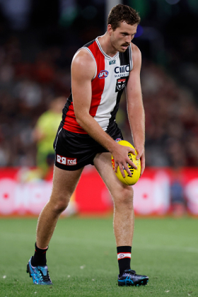 Zaine Cordy has a premiership medal in his trophy case, which is nothing to sneeze at in anyone's language particularly considering he was named at centre half forward for the Bulldogs in their 2016 flag win. He made his name as a key post defender, nonetheless, and was only forced into attack due to a raft of injuries elsewhere on the list. His role has evolved since that grand final to be a key utility swinging back and forward according to the coach's whim, without ever recreating his successful role on that day. He seems out of place today against Carlton's fleet of smalls.