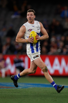 Aidan Corr is not one of the North Melbourne stalwarts being given their gold watch and send off at the end of the 2023 campaign, but he represents a large part of their short-term future. The Kangaroos tried and failed to lure countless big-name stars away from other clubs under the previous regime, and they paid overs for players like Corr to get their contracts across the line. He will be in the fourth year of a five-year deal next season earning over half a million, reportedly, and with an LTI to Griffin Logue he will have to suit up every week during the rebuild.