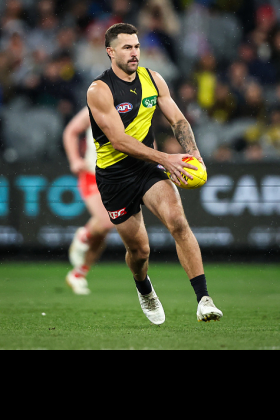 Jack Graham should be coming into the golden period of his career, having turned 25 this year and going into 2024 with more responsibility on his shoulders with the retirement of Trent Cotchin and the mooted move of Dustin Martin to Gold Coast. His role has moved away from the coalface towards a dedicated half forward over the course of his development so far, but the question remains if he can reinvent himself as more of an inside bull. Is he going to be pigoenholed as a flanker like Josh Caddy before him? Fantasy owners will watch his late form.