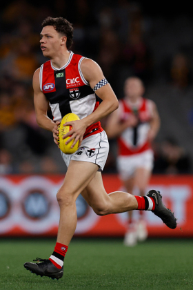 Marcus Windhager has played a variety of roles at St Kilda in his second season in the big leagues, mostly as a defensive midfielder in the first half of the season and tending towards starting off a half back flank post the byes in 2023. In the latter position he has posted a couple of very good fantasy scores, albeit in games against lowly Gold Coast and North Melbourne. Along with a few vests early in the campaign, his trailing average across the year is way lower than that ceiling, so the question remains what his role will settle on in 2024. Ross Lyon has a history of disappointment for fantasy...