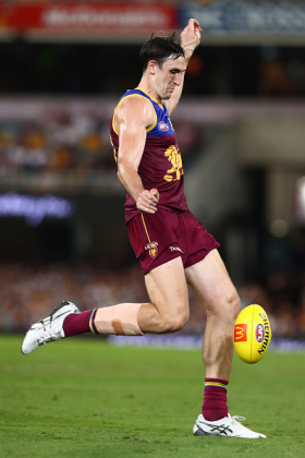 Oscar McInerney is a ruckman in the mould of the Leigh Matthews era, almost completely innocuous in media attention compared to the club's star-studded midfield and forward options but just turning up to do the job on the QT. Ruck work can be rather difficult to gauge in terms of quality, and clearance numbers tend to wax and wane throughout a game, but McInerney's role is to not let things get out of hand to let his coalface brigade go to work. An occasional goal would be handy, but he lets others do most of the link work and earns his pay in other, less flashy ways.