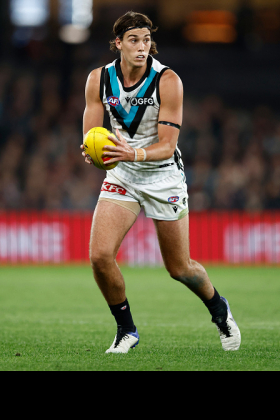 Ollie Lord is full forward for Port Adelaide in the continued absence of Charlie Dixon, and if the Chuckwagon misses finals then his role becomes even more important for the Power as they chase a second AFL flag to go with their countless SANFL collection. Port's fate during the Dixon era has been tied mostly to the fitness of Dixon and his troublesome ankles, but nothing last forever and it may be Lord on whose shoulders the club has to put all the weight of straightening their attack up.