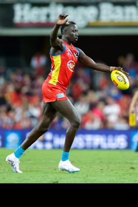 Mabior Chol may not have any direct fantasy relevance by himself save for the deepest of draft leagues, but his presence at centre half forward and pinch-hitting in ruck for Hawthorn could release other, more important players to play their best roles.