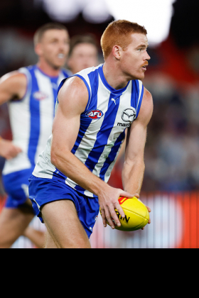Toby Pink has come into serious fantasy calculations this year with a few decent scores as a back rookie, a commodity in short supply in 2024 after early injuries to Zach Reid and Josh Gibcus. He has been playing third tall defender, a role that allows him to intercept when conditions suit. Unfortunately for him, North's mids can't deliver four quarters of constant pressure on the supply to his opponents, so he is unlikely to post Luke Ryan numbers. He will score in clumps, and be a decent cash cow if he can stay fit and in this nice little role.