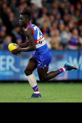 Buku Khamis has been holding down the pivotal centre half back position for the Western Bulldogs this year in the absence of several best-22 key position players, namely Alex Keath and Ryan Gardner. It's not as if he has been setting the world on fire with his play, but he's done the job required without fuss and incidentally has pleased his fantasy owners along the way. Will Luke Beveridge persist with the younger model when his established stalwarts return from injury, to continue Khamis' status as a fantasy cash cow? No one can fathom Bevo's byzantine inner monologue.