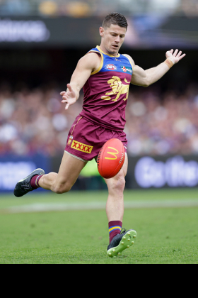Dayne Zorko has had a very productive stint moving from a half forward flank to a back flank in recent weeks, covering long-term injury to Keidean Coleman. While he doesn't have the skily disposal skills of Kiddy, Zorko does possess a seriously high work rate, even in his travels towards the twilight of his career. His statistical output has been good enough to draw interest from fantasy coaches, but that might be about to change with Conor McKenna returning to the Brisbane lineup. If you bought him on the rise, watch for the coming dip.