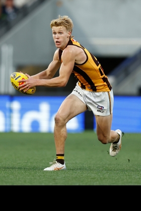 Cam Mackenzie is one of a number of youngish Hawks who have had solid preseasons and are looking to cement a best 22 spot in a team that looks to be heading back to September action already. Injury and suspension have opened up spots in the centre, allowing Mackenzie and Josh Ward to escape the wings and flanks to which they had been consigned and enjoy many more centre bounce attendances. The depth of Hawthorn's midfield is strong, and Mackenzie may very well make way for returning stars with better pedigrees before too long, but hay is being made right now.