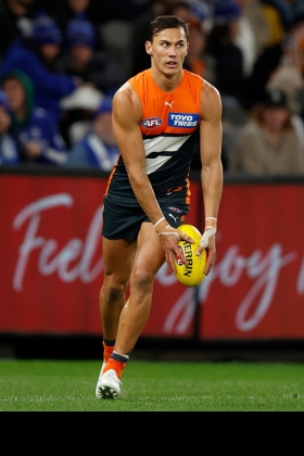 Isaac Cumming transferred from the GWS Giants in the off season looking for a more solid spot in the best 22 of a rising AFL club, and at the Crows he has landed in a club that looks to be on an upward trajectory. However, last week in the smashing of Essendon, he wasn't involved much playing as a deep defender, with the midfield putting up a wall and locking the ball away from him to a large extent. Fantasy coaches who might have hoped for more midfield rotations for Cumming would have been mightily disappointed on that showing, leading to many trade-outs this week.